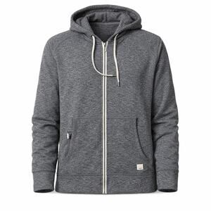 Vuori VW201 Halo Performance Hoodie Women M Gray Athletic Yoga Sweatshirt Jacket